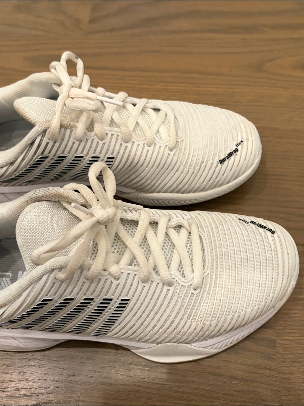 K-Swiss White Athletic Tennis Sneakers